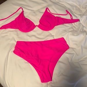 Shein Hot Pink Bikini